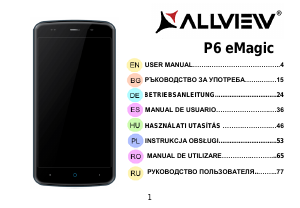 Használati útmutató Allview P6 eMagic Mobiltelefon