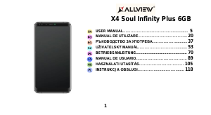 Manual de uso Allview X4 Soul Infinity Plus Teléfono móvil