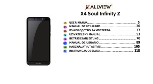 Használati útmutató Allview X4 Soul Infinity Z Mobiltelefon