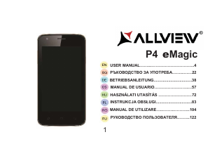 Руководство Allview P4 eMagic Мобильный телефон