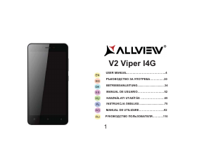 Руководство Allview V2 Viper I4G Мобильный телефон