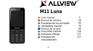 Manuál Allview M11 Luna Mobilní telefon
