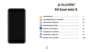 Használati útmutató Allview X4 Soul Mini S Mobiltelefon
