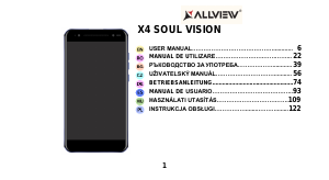 Manuál Allview X4 Soul Vision Mobilní telefon