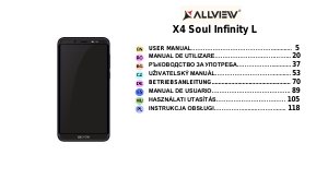 Használati útmutató Allview X4 Soul Infinity L Mobiltelefon