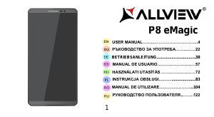 Használati útmutató Allview P8 eMagic Mobiltelefon
