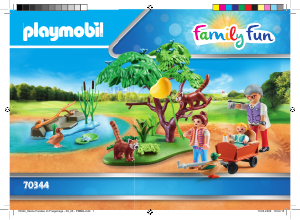 Mode d’emploi Playmobil set 70344 Zoo Panda roux avec enfants