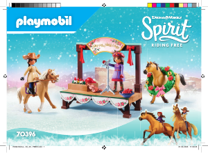 Handleiding Playmobil set 70396 Spirit Kerstmis concert