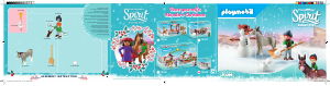 Handleiding Playmobil set 70398 Spirit Sneeuwpret met snips en meneer carrots