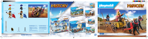 Manual Playmobil set 70469 History Achilles and Patroclus with chariot
