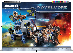 Mode d’emploi Playmobil set 70392 Novelmore Char du trésor des chevaliers novelmore