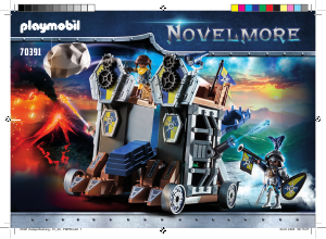 Mode d’emploi Playmobil set 70391 Novelmore Tour d'attaque mobile des chevaliers novelmore