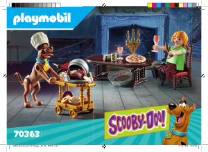 Εγχειρίδιο Playmobil set 70363 Scooby-Doo Δείπνο με τον Σάγκι