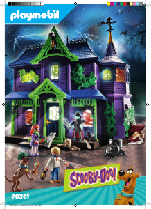Handleiding Playmobil set 70361 Scooby-Doo Scooby-doo! avontuur in mystery mansion