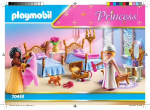 Használati útmutató Playmobil set 70453 Fairy Tales Királyi hálószoba