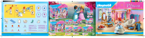 Εγχειρίδιο Playmobil set 70454 Fairy Tales Πριγκιπικό λουτρό με βεστιάριο