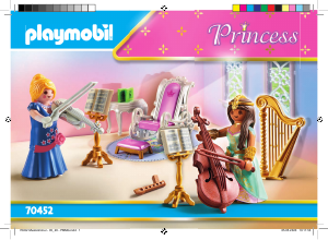 Manual Playmobil set 70452 Fairy Tales Aula de música