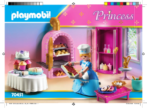 Manual Playmobil set 70451 Fairy Tales Pastelaria do castelo