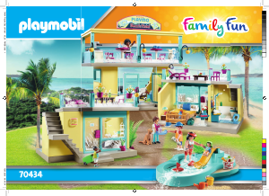 Manual Playmobil set 70434 Leisure Playmo beach hotel