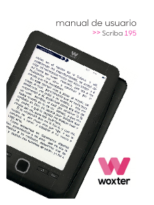 Manual Woxter Scriba 195 E-reader