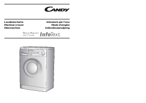 Mode d’emploi Candy C145TXT-84S Lave-linge