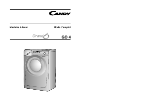 Mode d’emploi Candy GO4 127/L-47 Lave-linge