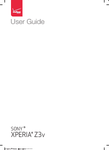 Bruksanvisning Sony Xperia Z3v (Verizon) Mobiltelefon
