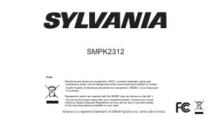 Bruksanvisning Sylvania SMPK2312 Mp3 spelare