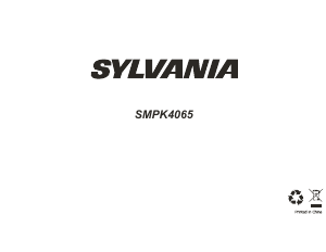 Bruksanvisning Sylvania SMPK4065 Mp3 spelare