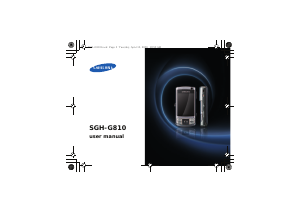 Bruksanvisning Samsung SGH-G810 Mobiltelefon