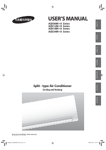 Bruksanvisning Samsung AQV12MSAX Luftkonditionering
