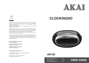 Handleiding Akai AR100 Wekkerradio