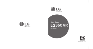 Mode d’emploi LG LGR100 VR Headset