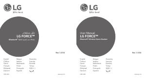 Mode d’emploi LG HBS-S80 Force Headset