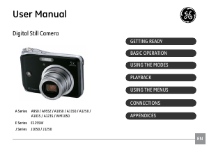 Manual GE WM1050 Digital Camera