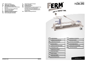 Instrukcja FERM TCM1001 Maszyna do cięcia płytek