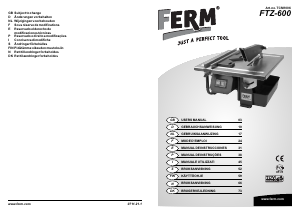 Manual de uso FERM TCM1006 Cortar azulejos