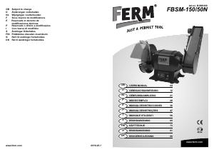 Manuale FERM BGM1006 Smerigliatrice da banco