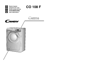 Mode d’emploi Candy CO 108F/L1-S Lave-linge