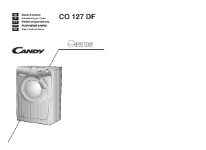 Manual Candy CO 127DF-12 Washing Machine