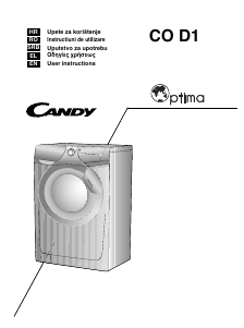Priručnik Candy CO 1081D1-S Stroj za pranje rublja