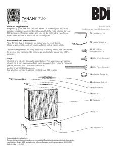 Handleiding BDI Tanami 7120 Kast