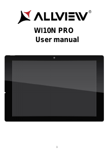 Manual Allview Wi10N Pro Tablet