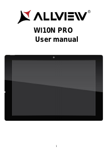 Handleiding Allview Wi10N Pro Tablet