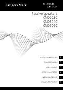 Instrukcja Krüger and Matz KM0506C Głośnik