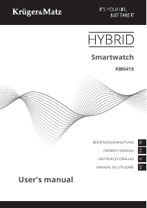 Bedienungsanleitung Krüger and Matz KM0419B Smartwatch