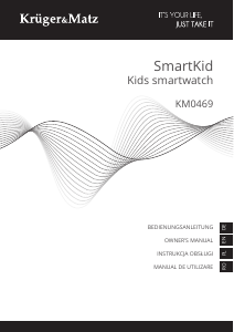 Manual Krüger and Matz KM0469B SmartKid Ceas inteligent