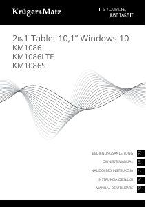 Manual Krüger and Matz KM1086LTE Tabletă