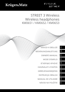 Εγχειρίδιο Krüger and Matz KM0653 Street 3 Ακουστικά