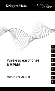 Bedienungsanleitung Krüger and Matz KMPM5 Kopfhörer